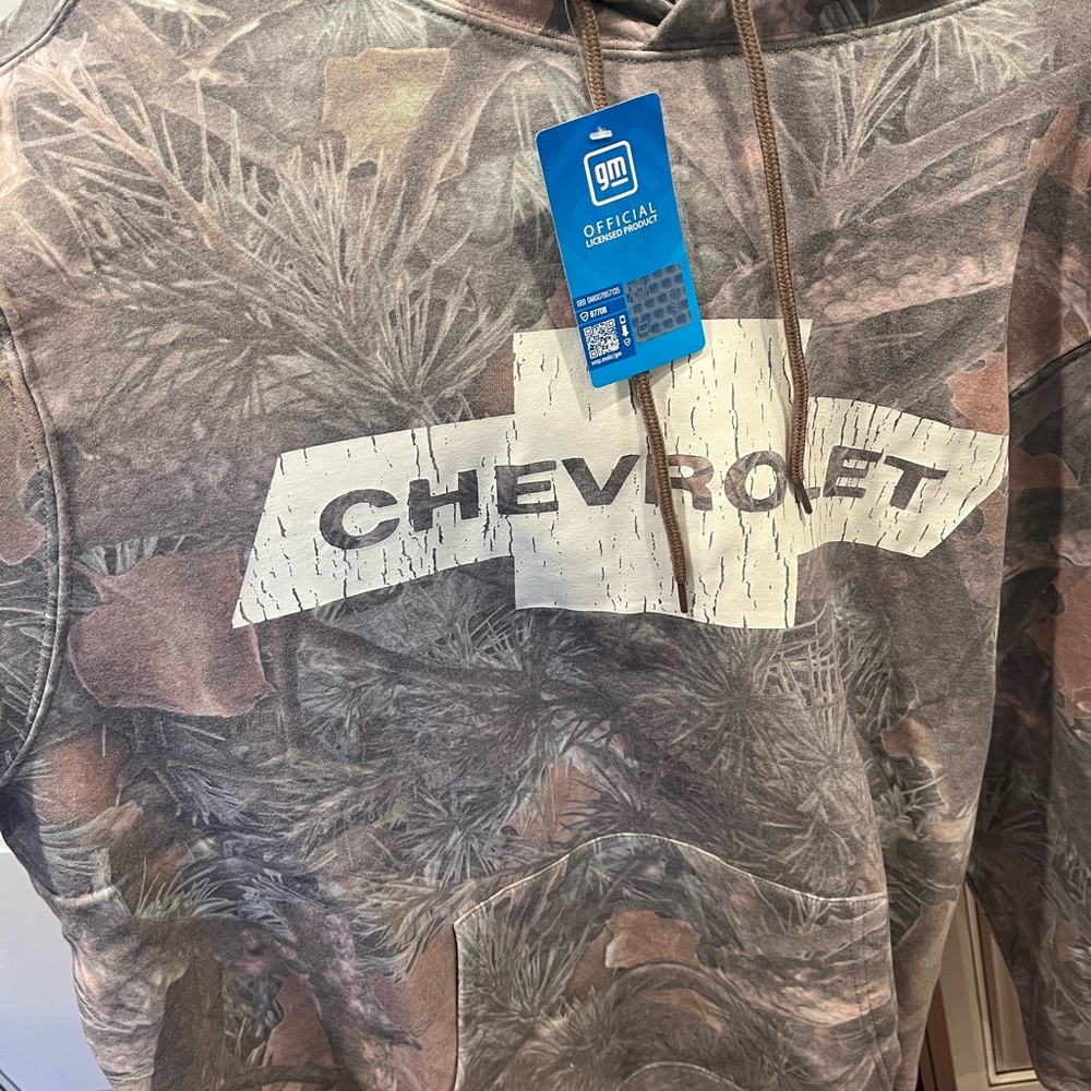 Chevrolet Camouflage Camo Men's Sweater - Picture 2 of 3